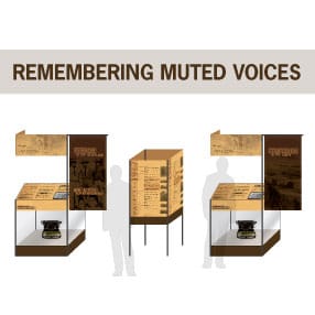 Remembering Muted Voices Museum Exhibit Design