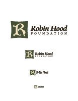 Robin Hood Foundation logo presentation, opening page