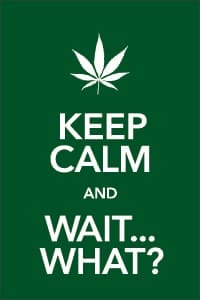 Keep Calm and Wait ... What? poster