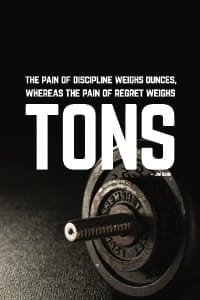 Regret Weighs Tons poster