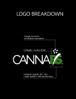 CannaB/S logo presentation, logo breakdown