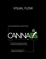 CannaB/S logo presentation, visual flow