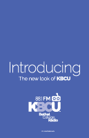 KBCU-FM 88.1 Introducing poster