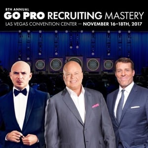 Go Pro Recruiting Mastery 2017 — Tony Robbins, Pitbull, Eric Worre