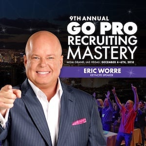 Go Pro Recruiting Mastery 2018 — Eric Worre