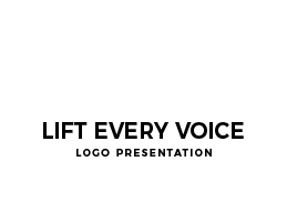 Lift Every Voice logo presentation, page1